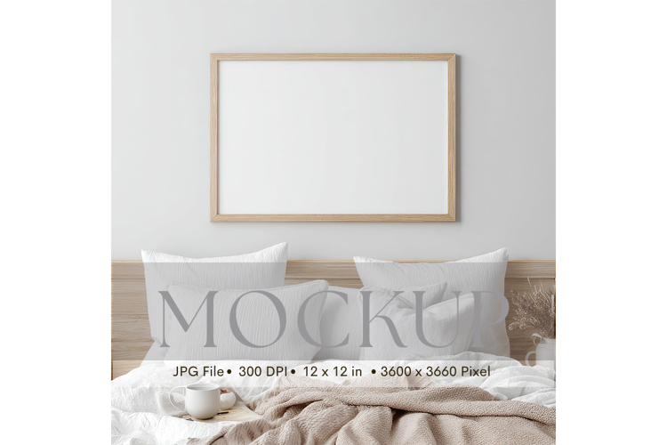 Photo Frame Mockup in Interior Room Studio Canvas Mockup_4