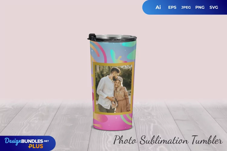 Photo Sublimation Tumbler Wrap Design