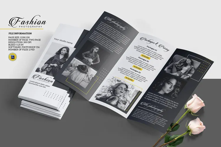 Photography Trifold Brochure