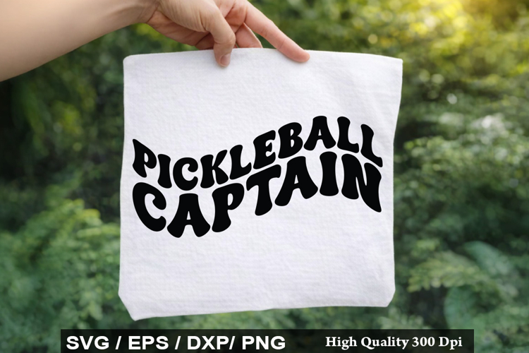 Pickleball Captain - Pickleball SVG Design