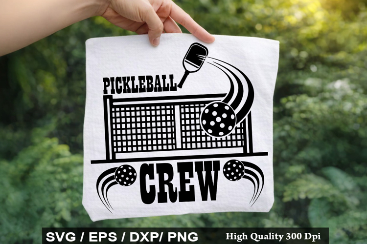 Pickleball Crew - Pickleball SVG Design