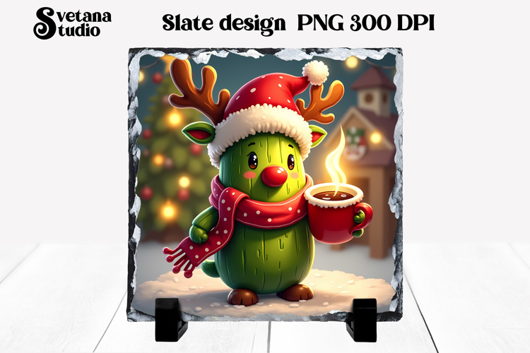 Christmas pickle slate sublimation | Christmas cucumber PNG