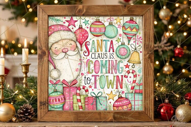 Colorful Christmas Signs, Whimsical Christmas Quotes example image 1
