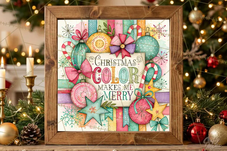 Colorful Christmas Signs, Whimsical Christmas Quotes