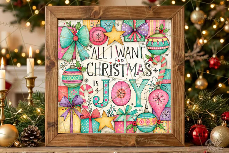 Colorful Christmas Signs, Whimsical Christmas Quotes