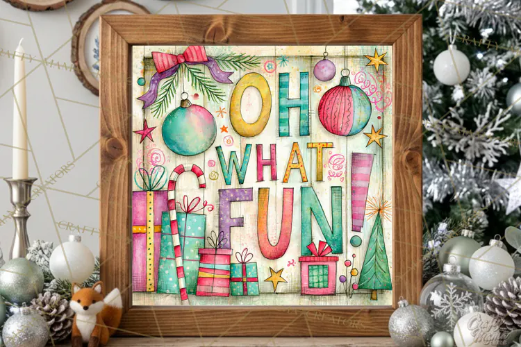 Colorful Christmas Signs, Whimsical Christmas Quotes
