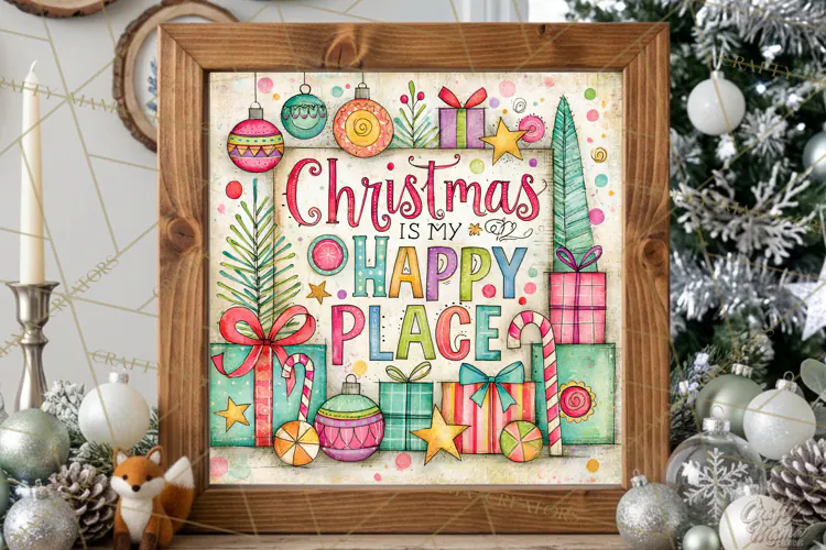 Colorful Christmas Signs, Whimsical Christmas Quotes