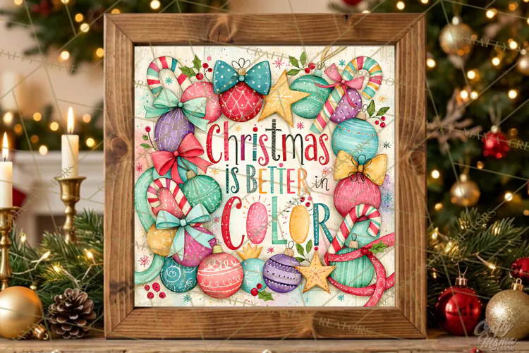 Colorful Christmas Signs, Whimsical Christmas Quotes