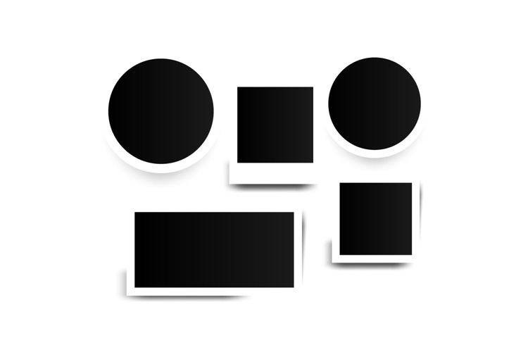 Picture or photo frame collage interior element graphic