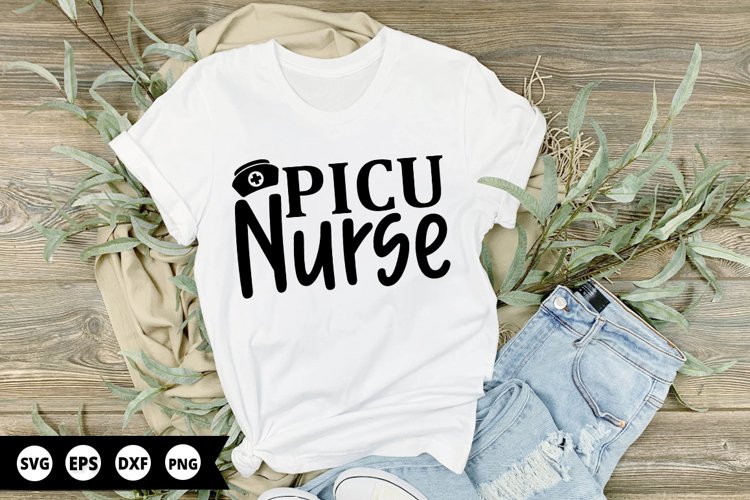 PICU Nurse - Nurse SVG Design