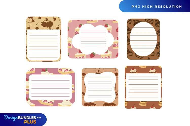 Vintage Piece of Cake Journaling Pages