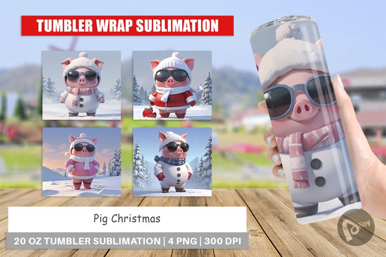 Christmas Tumbler Wrap Image 8