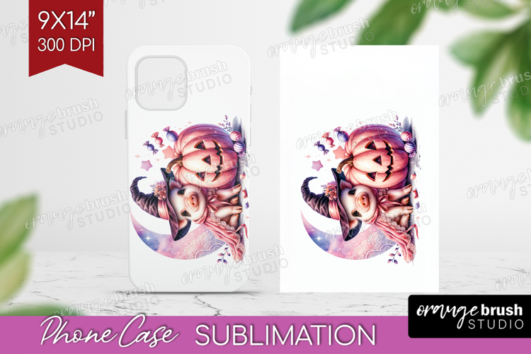 Piglet Halloween Phone Case PNG Coquette Case PNG