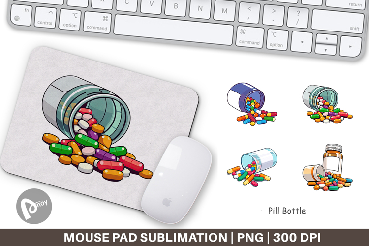 Pill Bottle Clipart Image 11