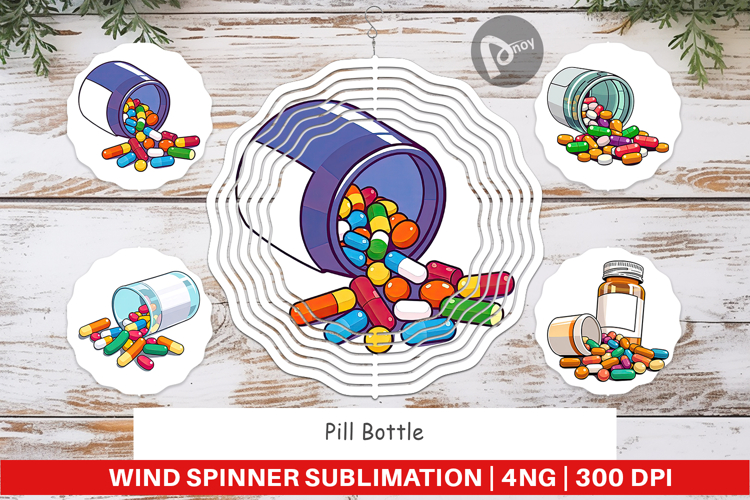 Pill Bottle Clipart Image 3