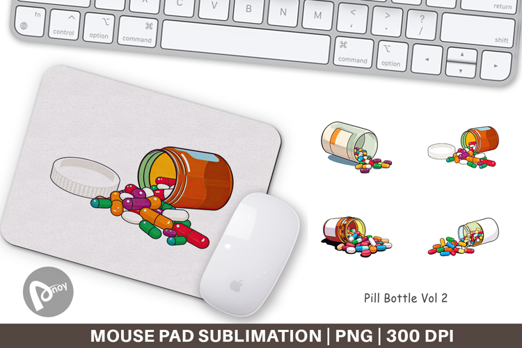 Pill Bottle Clipart Image 10