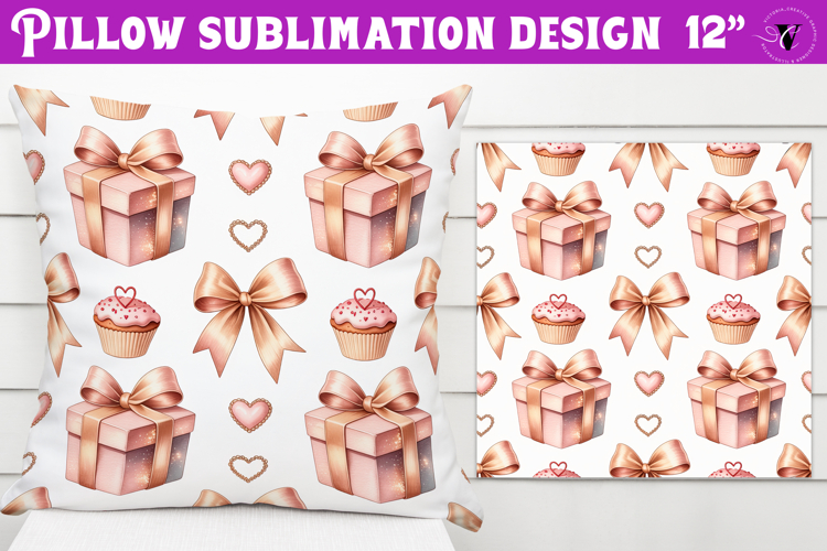 Spring Pillow sublimation | Spring & Valentine sublimation