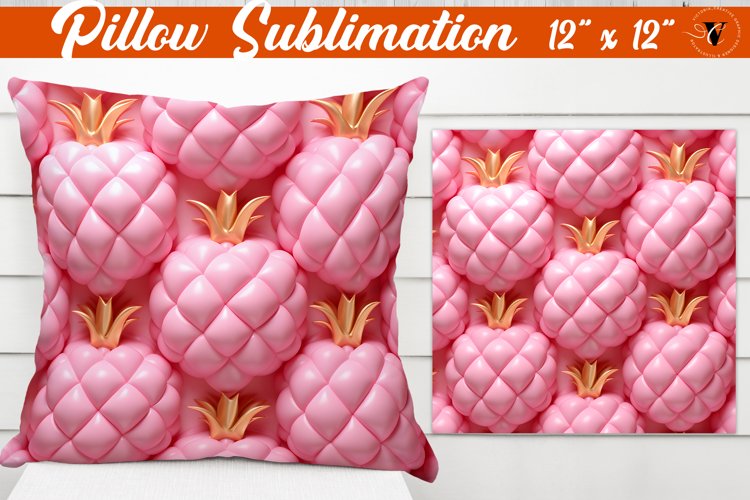 Pillow sublimation | 3D Pillow | Puff example image 1