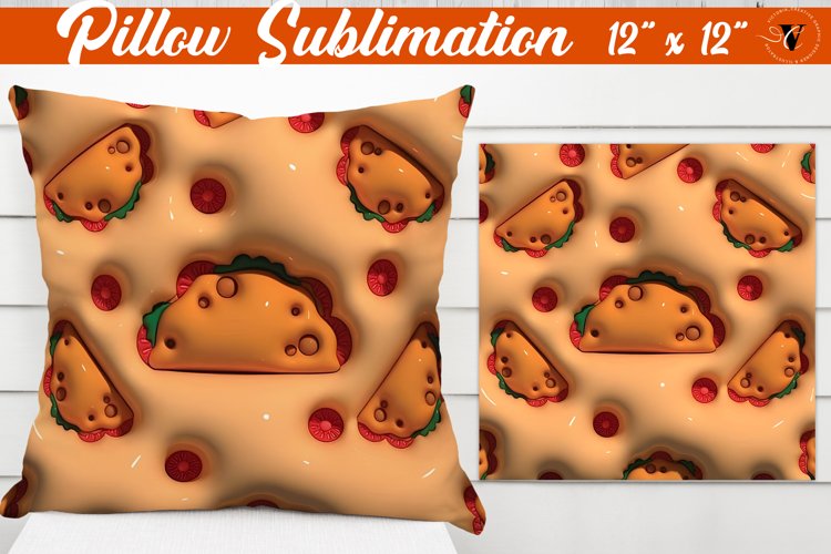 Pillow sublimation | 3D Pillow | Puff example image 1