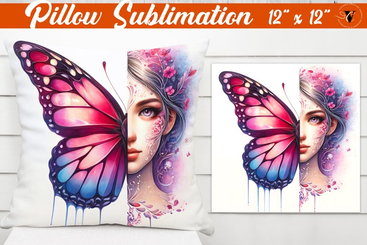 Pillow sublimation | Strong woman