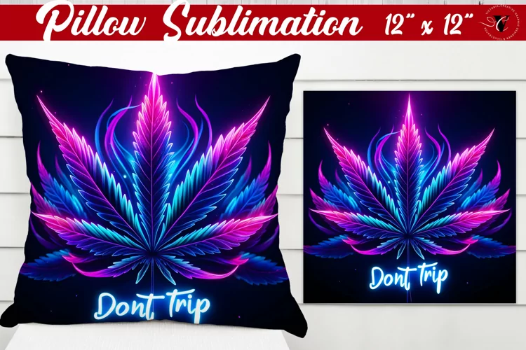 Pillow sublimation | Neon sublimation | Hemp