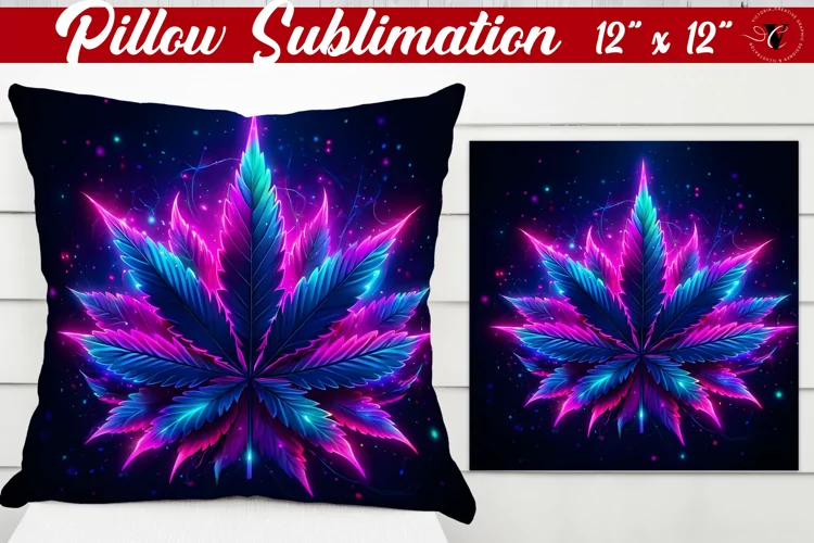 Pillow sublimation | Neon sublimation | Hemp
