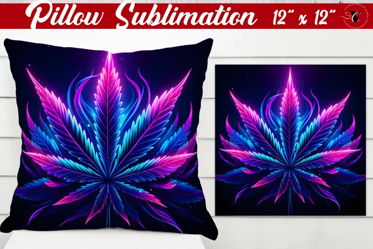 Pillow sublimation | Neon sublimation | Hemp