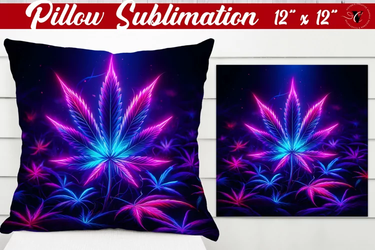Pillow sublimation | Neon sublimation | Hemp