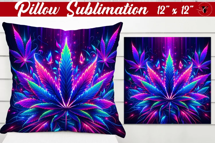 Pillow sublimation | Neon sublimation | Hemp