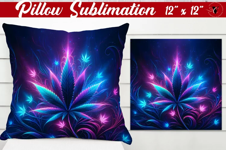 Pillow sublimation | Neon sublimation | Hemp