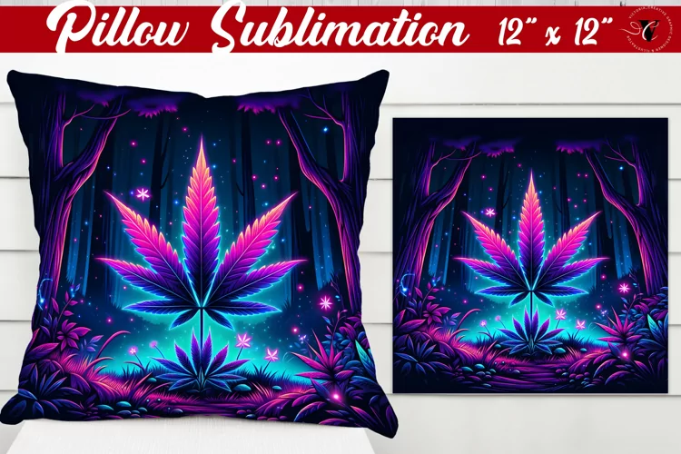Pillow sublimation | Neon sublimation | Hemp