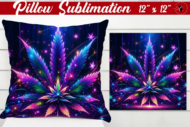 Pillow sublimation | Neon sublimation | Hemp