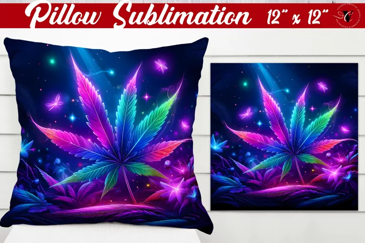 Pillow sublimation | Neon sublimation | Hemp