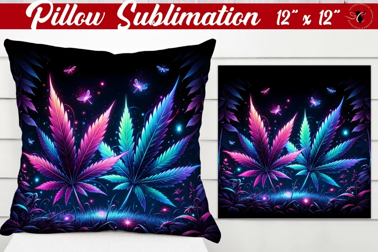 Pillow sublimation | Neon sublimation | Hemp