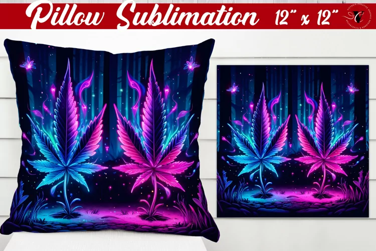 Pillow sublimation | Neon sublimation | Hemp