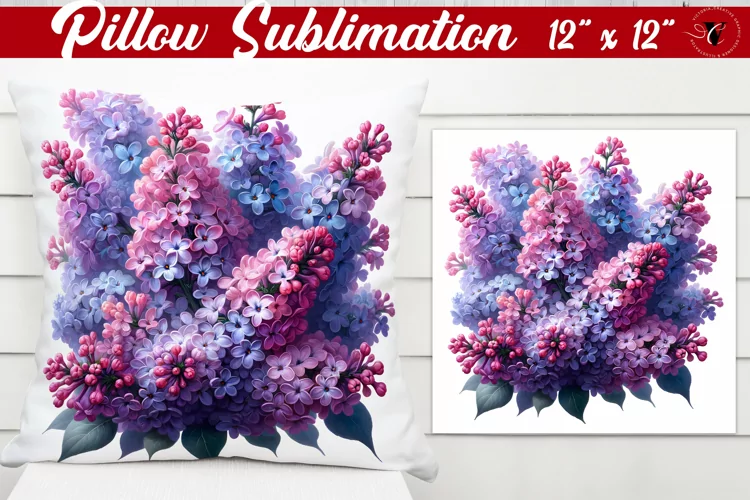 Pillow sublimation | Spring Flowers