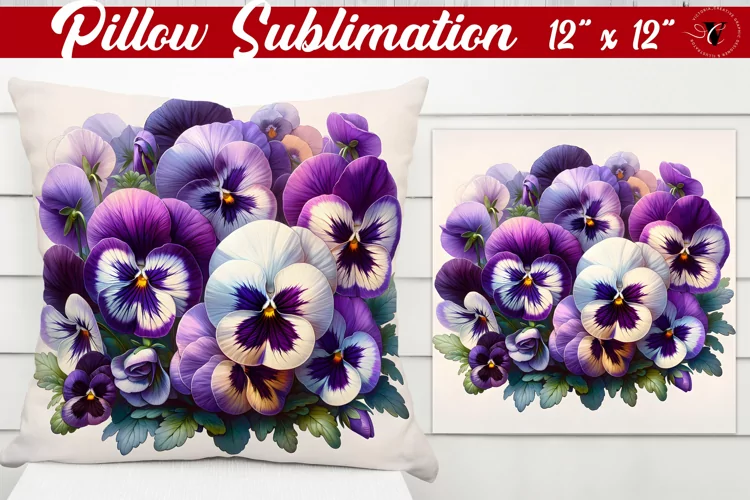 Pillow sublimation | Spring Flowers