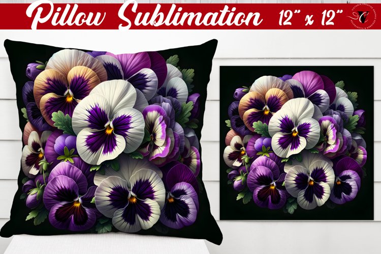 Pillow sublimation | Spring Flowers