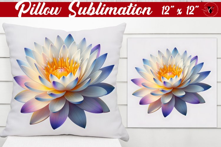 Pillow sublimation | Spring Flowers example image 1