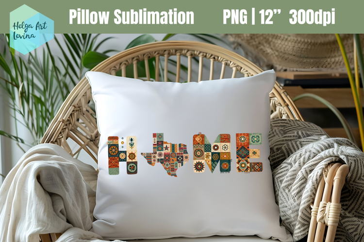Patchwork Texas Home, Clipart