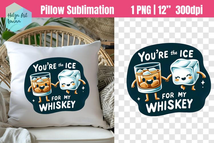 Funny couples Sublimation, Pillow Valentines Day