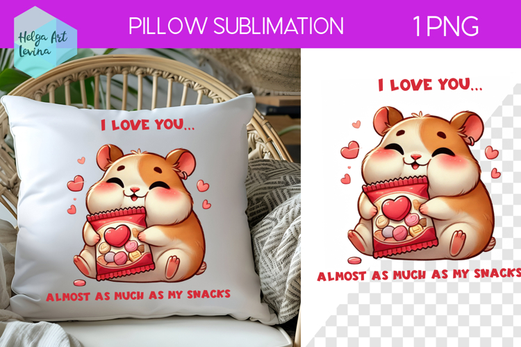 Sarcastic Animal Sublimation, Pillow Valentines Day