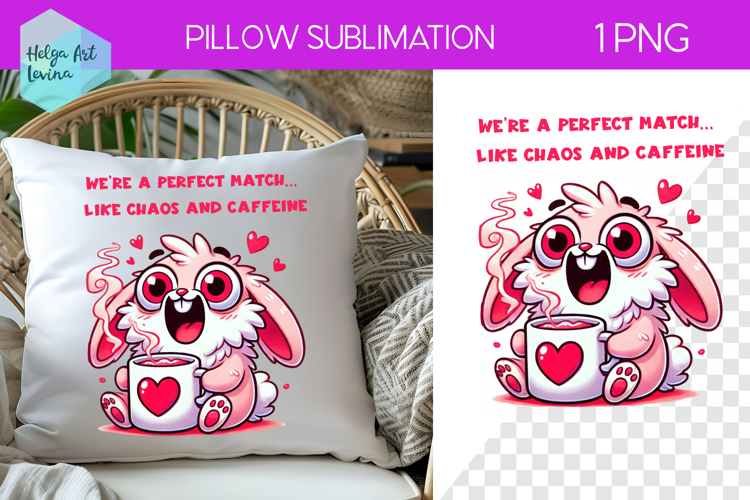 Sarcastic Animal Sublimation, Pillow Valentines Day