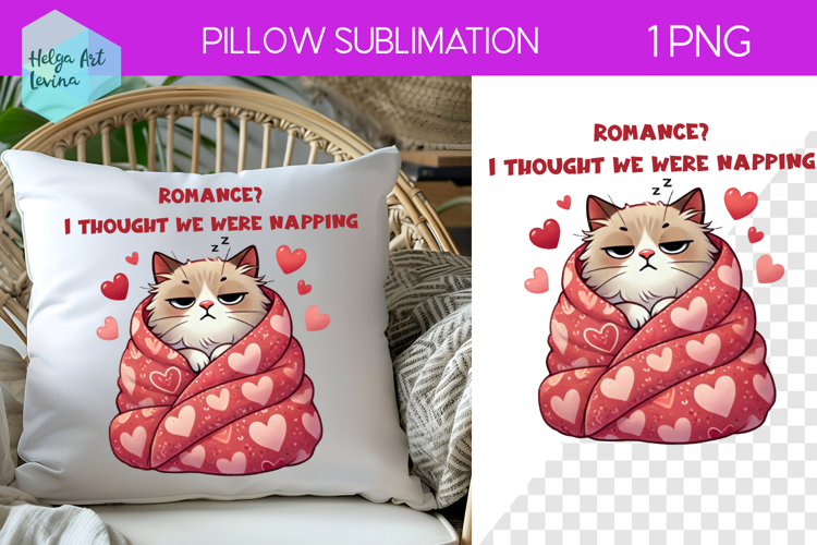 Sarcastic Animal Sublimation, Pillow Valentines Day