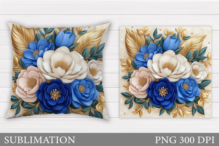 Flowers Sublimation. Flowers Pillow Sublimation