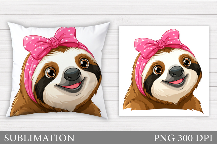 Cute Sloth Clipart Image 14