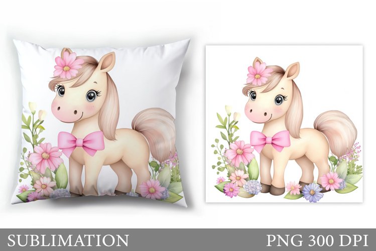 Cute Horse Clipart Image 18