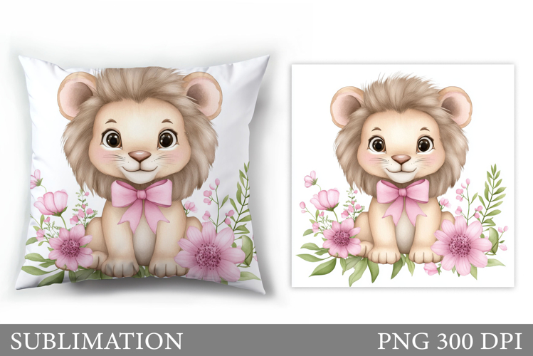 Cute Lion Clipart Image 14