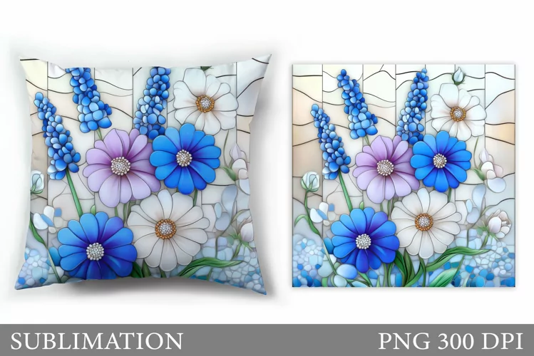Flowers Sublimation. Flowers Pillow Sublimation