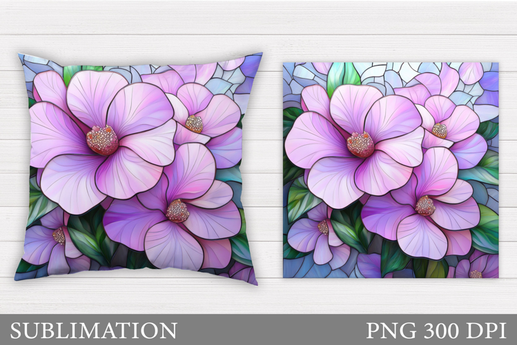 Flowers Pillow Sublimation. Floral Pillow Sublimation